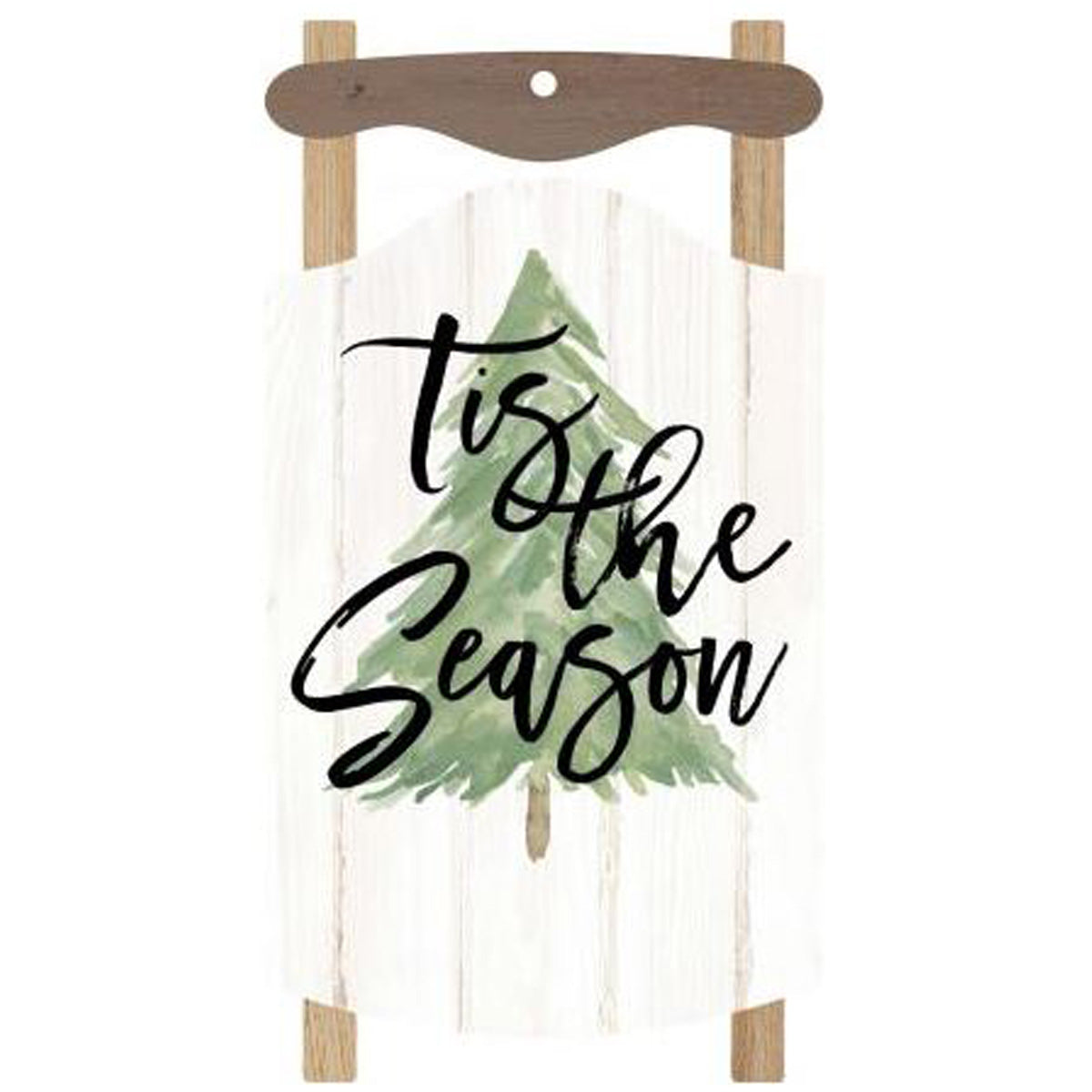 Tis the Season to be Jolly!  SLED ORNAMENT  - ENGRAVABLE - Southern Grace Creations