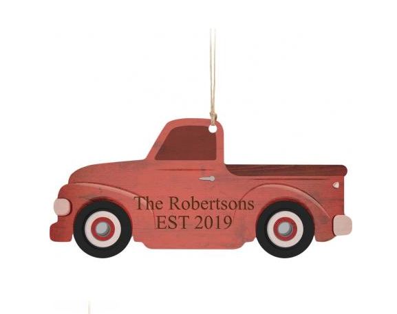 Truck Ornament - Southern Grace Creations