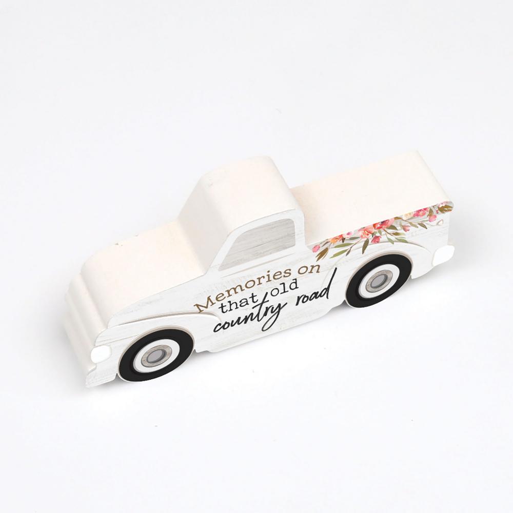 Truck Shape Wood - "Memories On That Old Country Road" - Southern Grace Creations