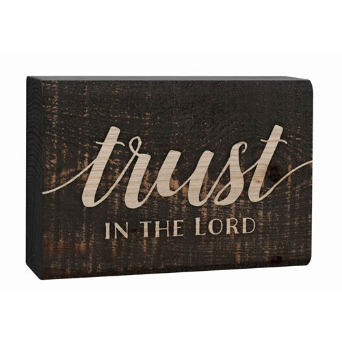 Trust in the lord block - Southern Grace Creations