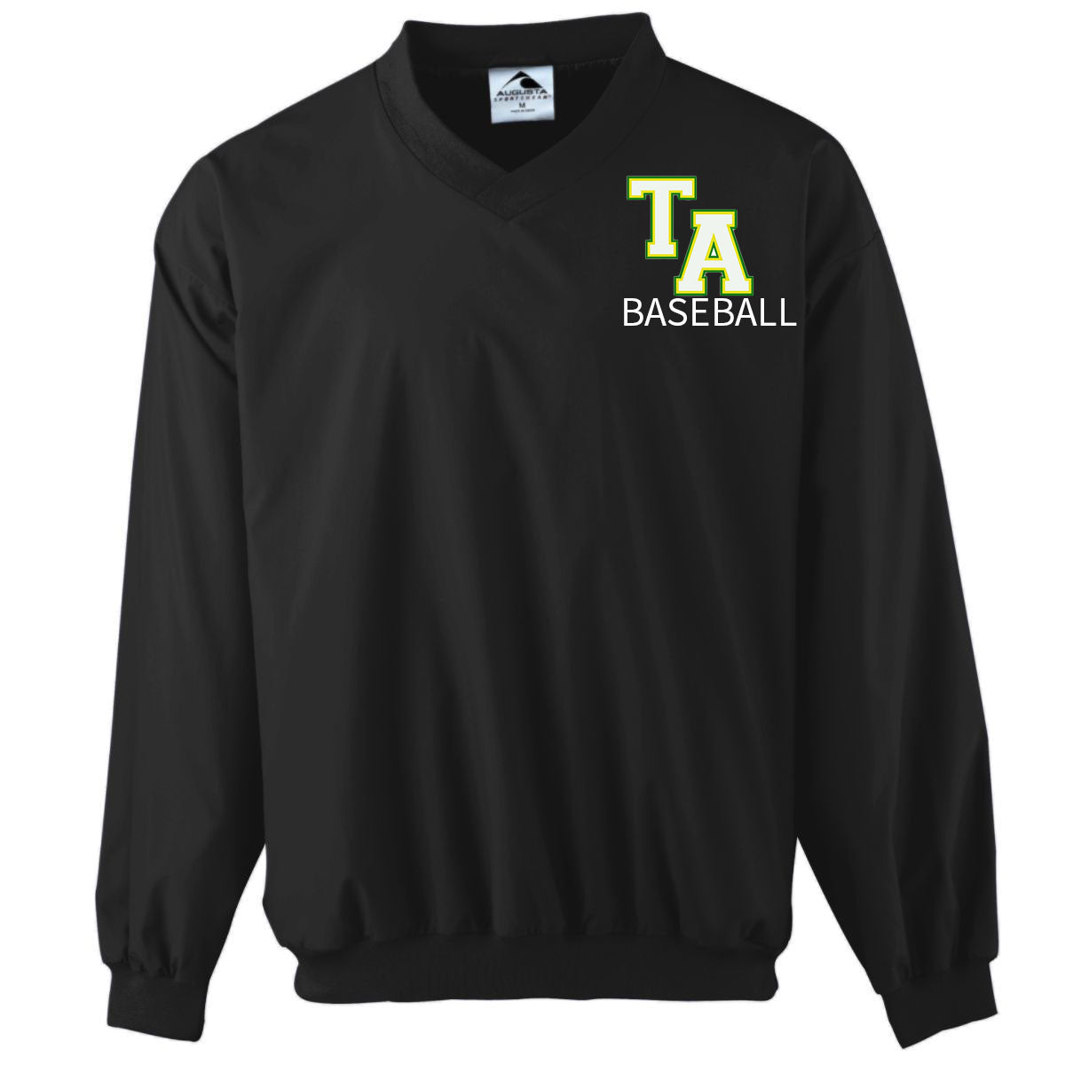 Twiggs Academy - TA Baseball Wind Shirt - Black (JST72/YST72) - Southern Grace Creations