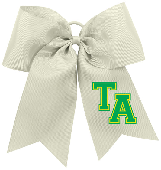Twiggs Academy - TA Cheer Bow - White - Southern Grace Creations