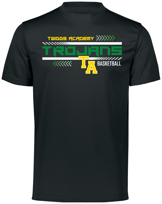 Twiggs Academy- Trojans TA Basketball - Black (Tee/DriFit/Hoodie/Sweatshirt) - Southern Grace Creations