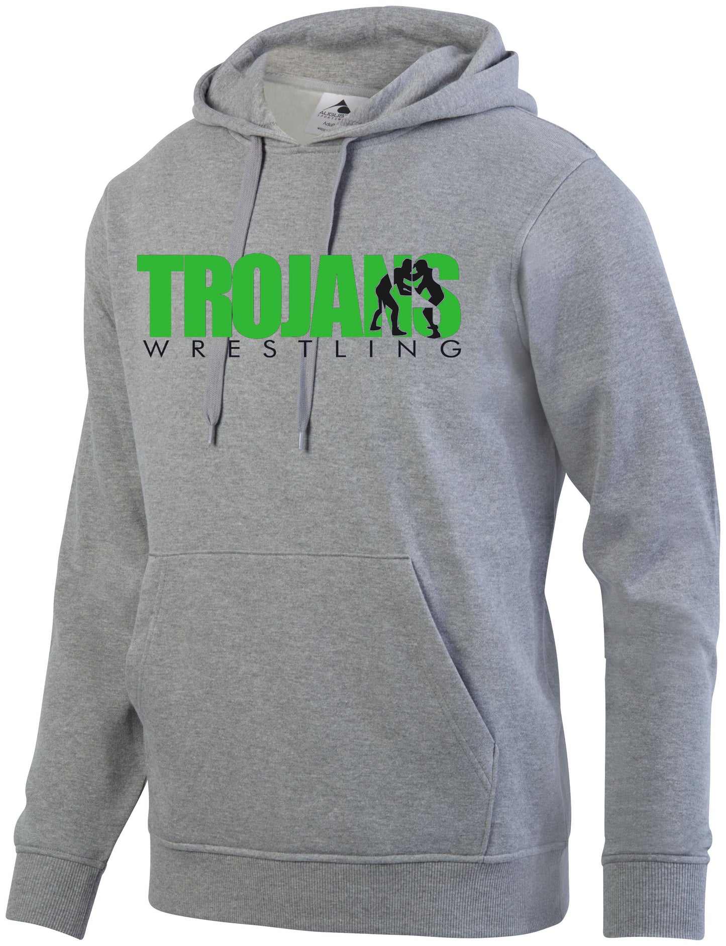 Twiggs Academy - Trojans Wrestling - Charcoal Heather (Tee/Hoodie/Sweatshirt) - Southern Grace Creations