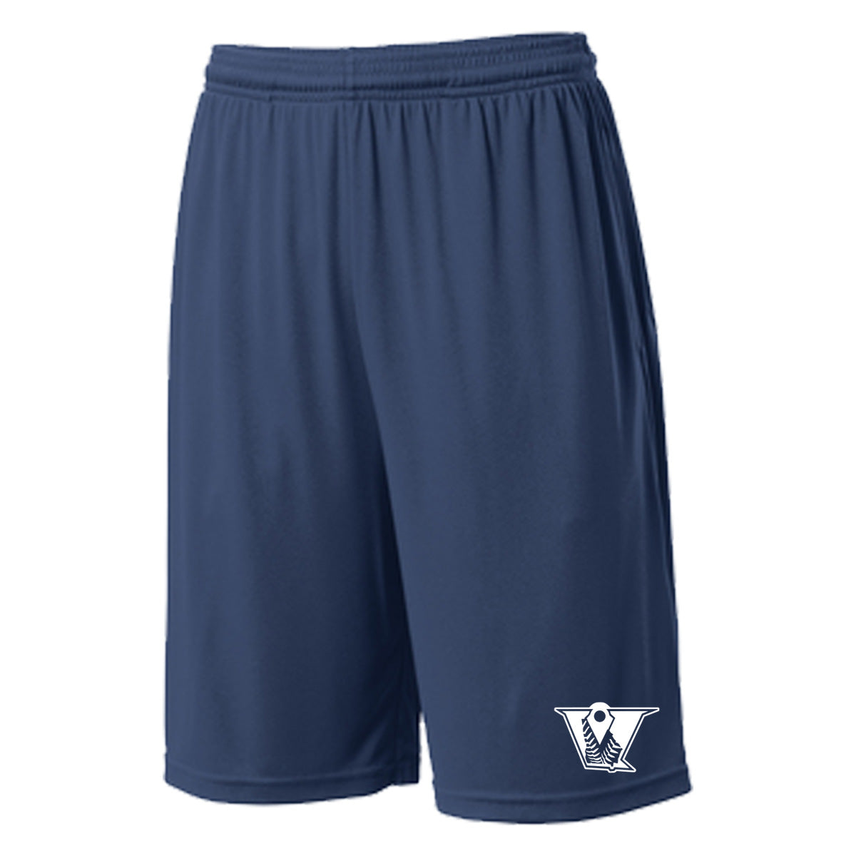 Velo BB - Sport-Tek PosiCharge Competitor Pocketed Short - Navy (ST355P/YST355P) - Southern Grace Creations