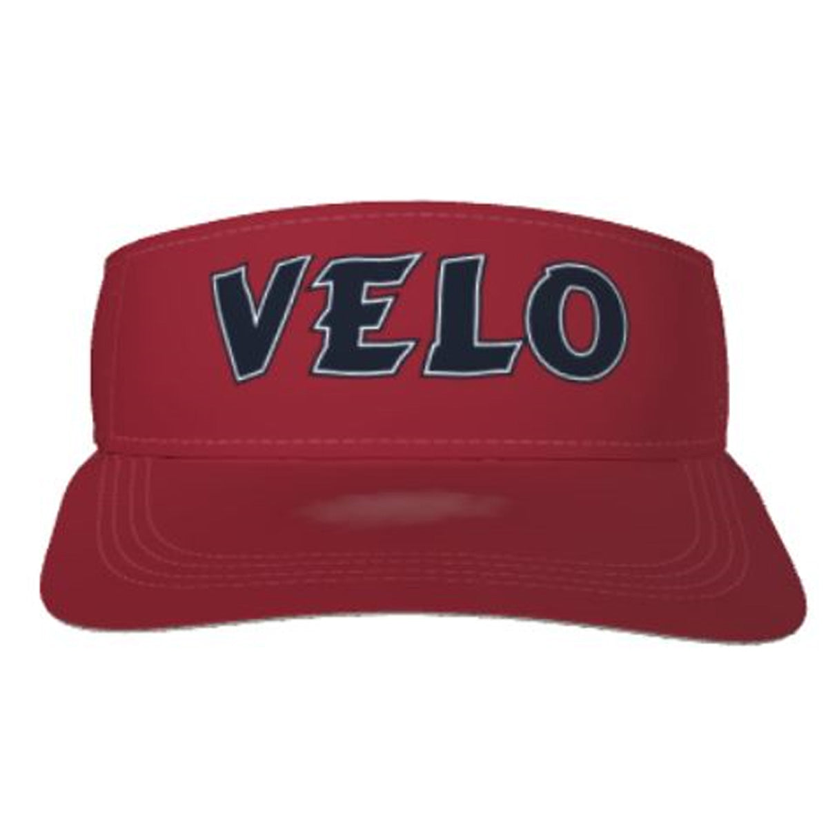 Velo BB - Velo Cancun Visor - Red - Southern Grace Creations