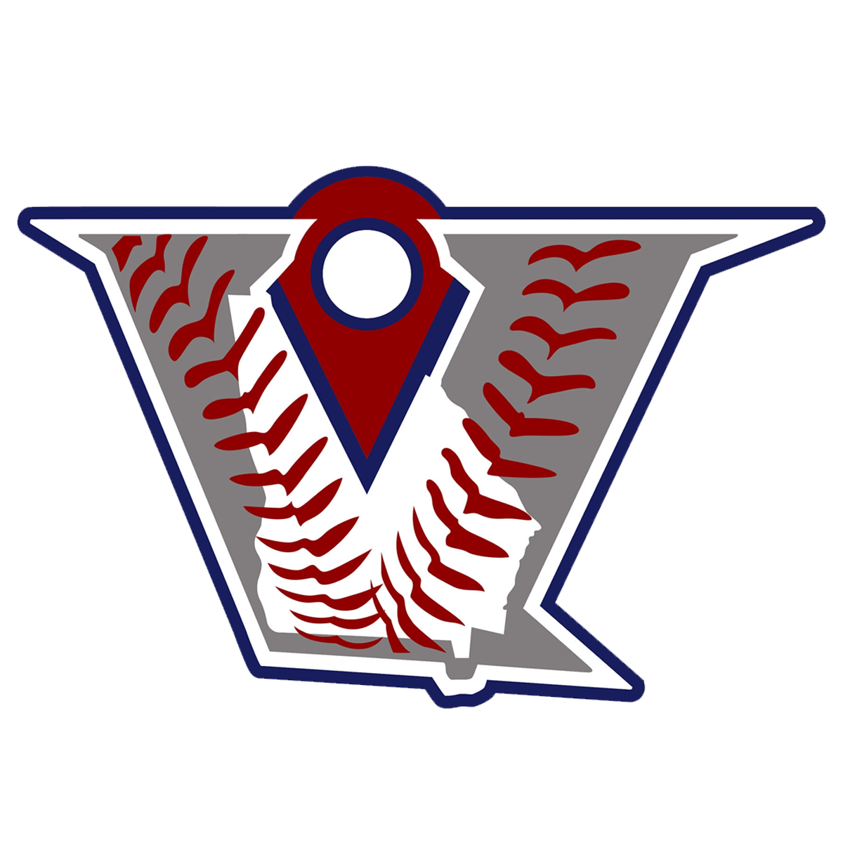 Velo BB - Velocity Baseball Logo Decal - Southern Grace Creations