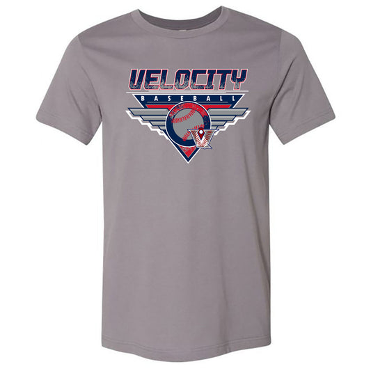 Velo BB - Velocity Baseball Triangle - Storm (Tee/Hoodie/Sweatshirt) - Southern Grace Creations