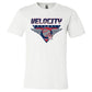 Velo BB - Velocity Baseball Triangle - White (Tee/Hoodie/Sweatshirt) - Southern Grace Creations