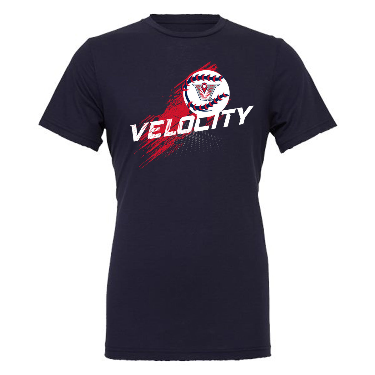 Velo BB - Velocity Streak - Navy (Tee/Hoodie/Sweatshirt) - Southern Grace Creations