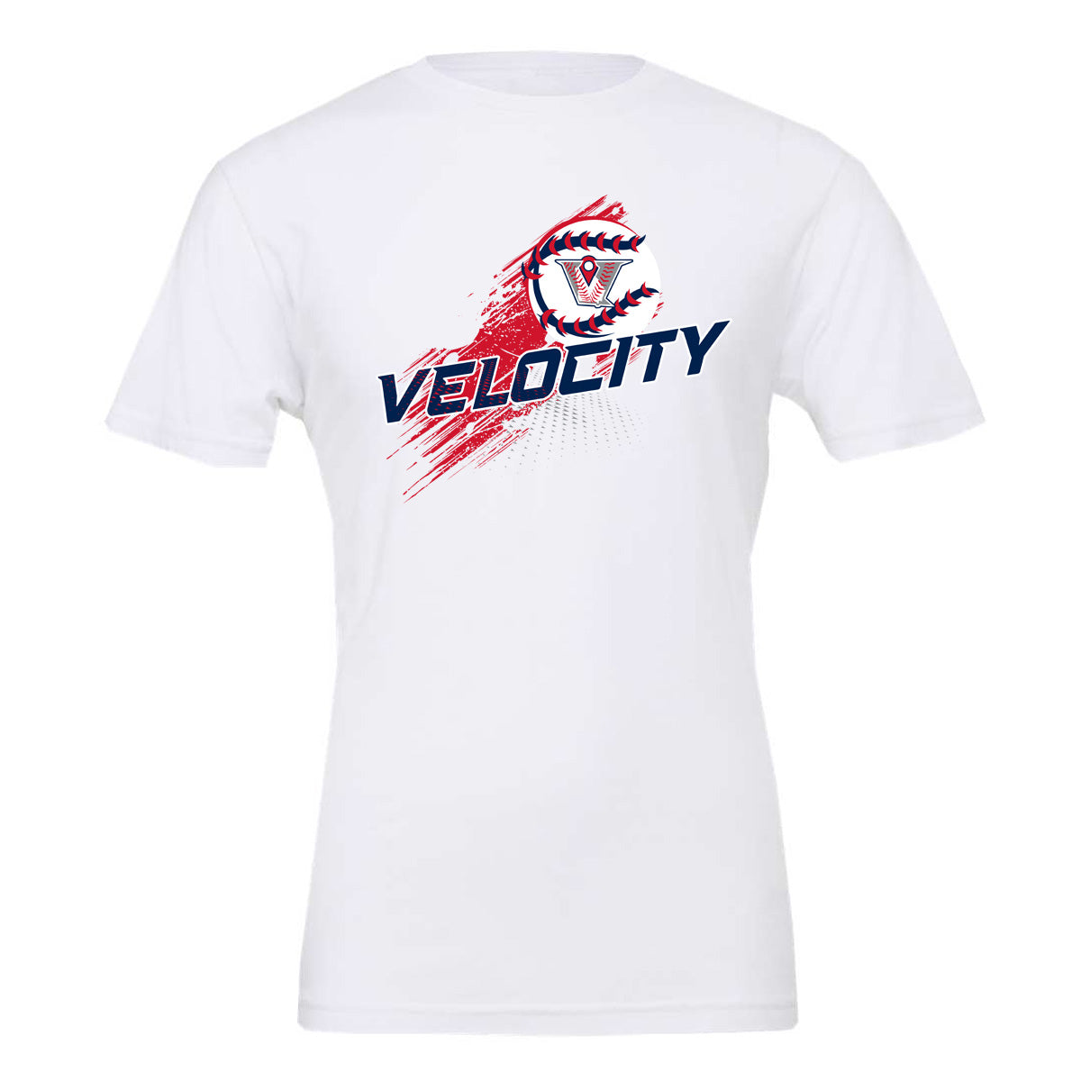 Velo BB - Velocity Streak - White (Tee/Hoodie/Sweatshirt) - Southern Grace Creations