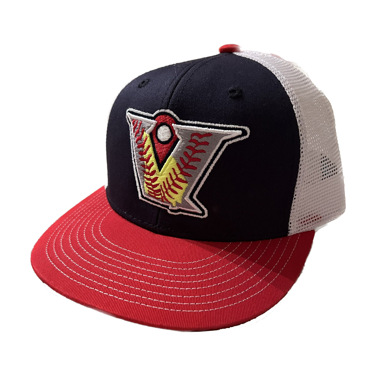 Velo FP - Fastpitch V Logo Snapback Cap - Southern Grace Creations