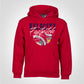 Velo FP - VELOCITY FASTPITCH WITH BALL AND LOGO - Red (Tee/DriFit/Hoodie/Sweatshirt) - Southern Grace Creations