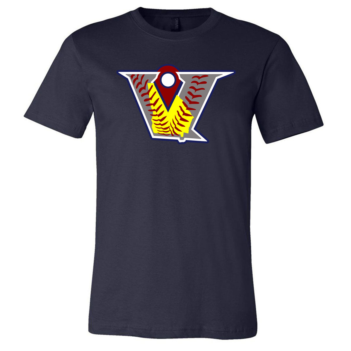 Velo FP - Velocity Fastpitch Logo - Navy (Tee/Hoodie/Sweatshirt) - Southern Grace Creations