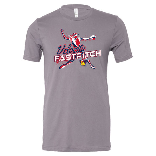 Velo FP - Velocity Fastpitch with Player - Storm (Tee/Hoodie/Sweatshirt) - Southern Grace Creations