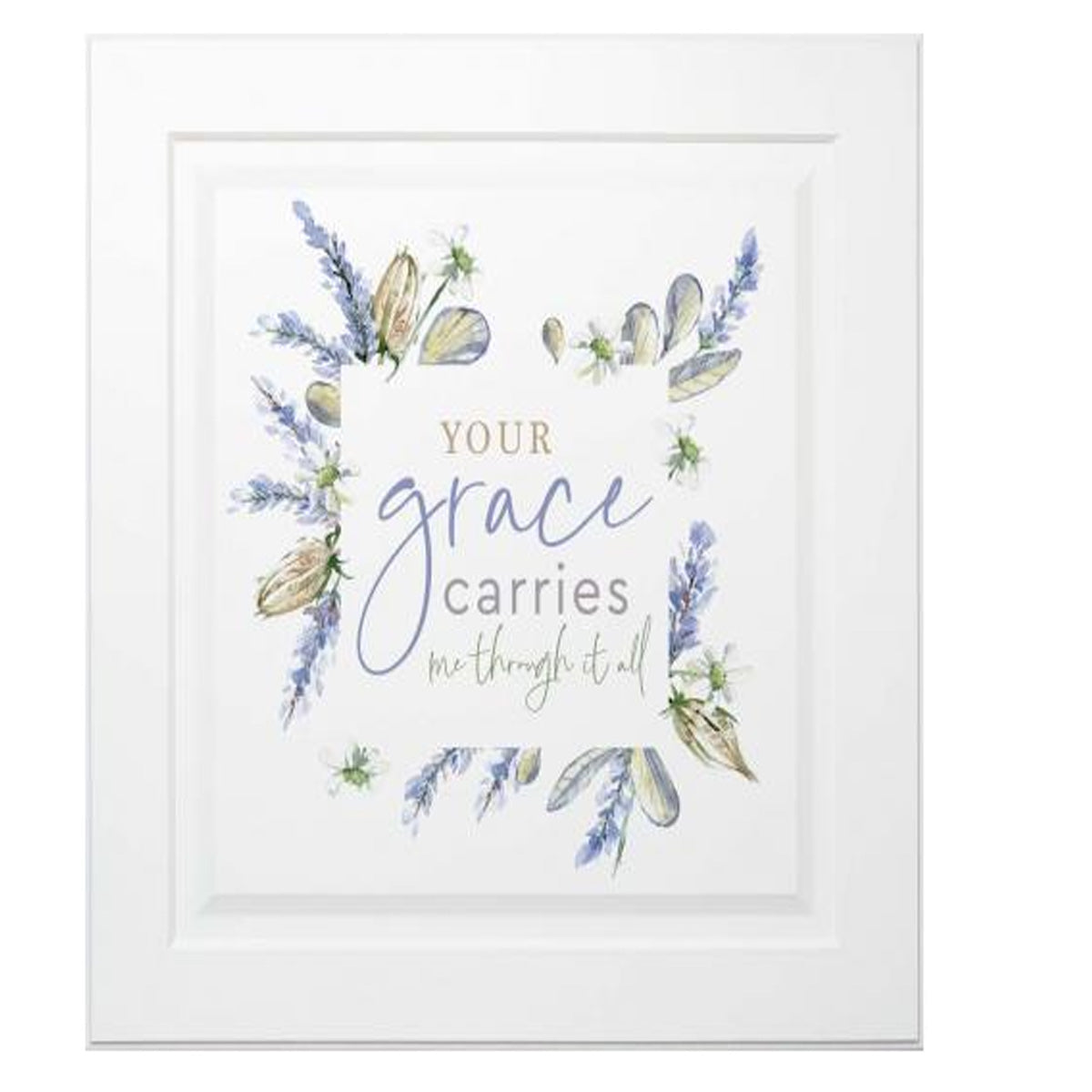 Wall Art - Your Grace Carries Me Through It All 24x24 - Southern Grace Creations