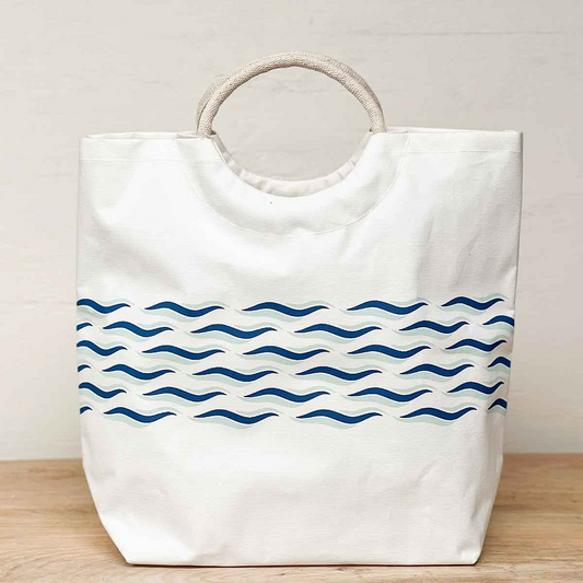 Wave me to the Shore Tote - Southern Grace Creations