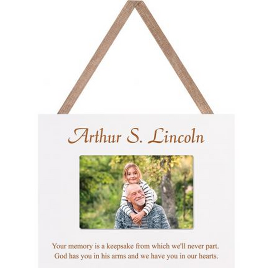 White Picture Frame - Arthur S. - Southern Grace Creations
