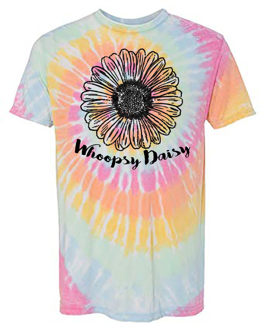 Whoopsy Daisy - Aerial Tie Dye Tee - Southern Grace Creations
