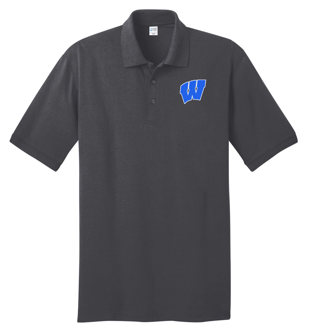 Windsor - Adult Polo - Charcoal (KP55) - Southern Grace Creations