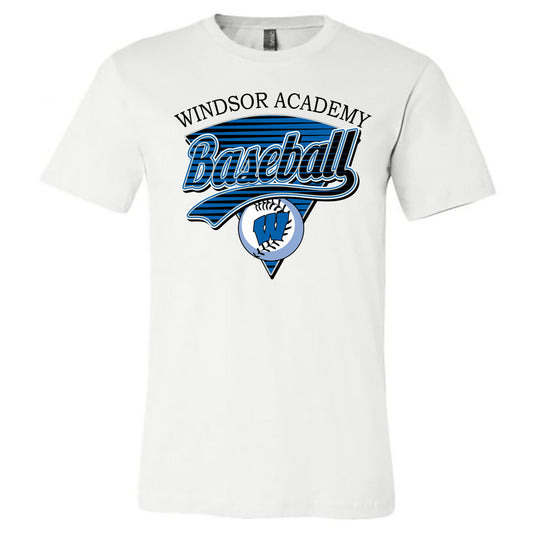 Windsor - Baseball Stripes - White (Tee/Hoodie/Sweatshirt) - Southern Grace Creations