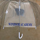 Windsor - Clear Umbrella with W - Southern Grace Creations