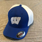 Windsor - Flexfit Mesh Back Cap (C812) - Royal/white - Southern Grace Creations