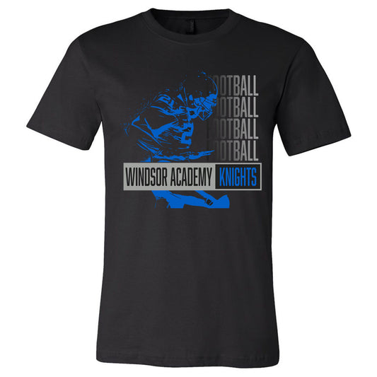Windsor - Football Football Football - Black (Tee/Hoodie/Sweatshirt) - Southern Grace Creations