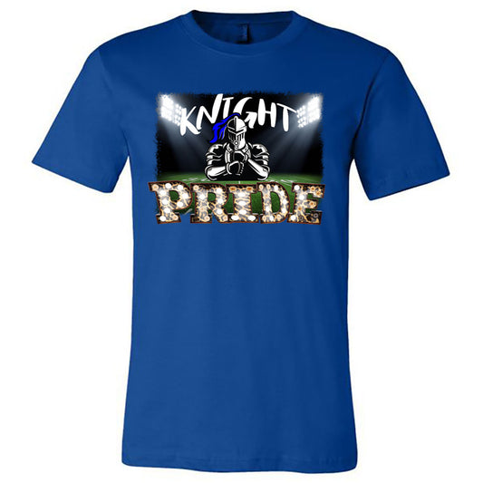 Windsor - Football - Knight Pride Marquee - Royal Short/Long Sleeve Tee - Southern Grace Creations