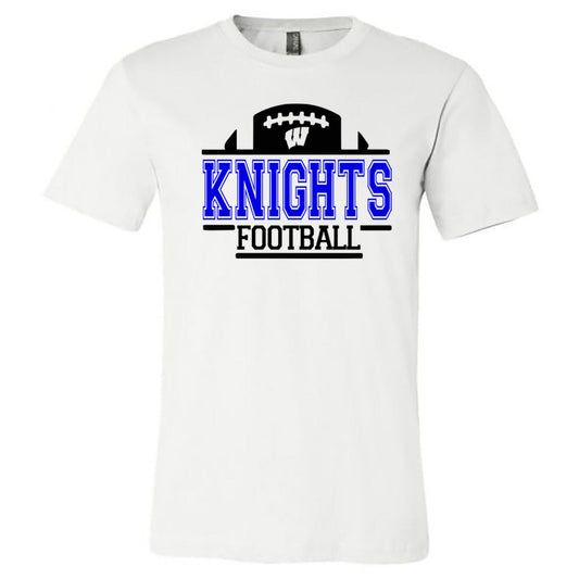 Windsor - Football Knights Football - White (Tee/Hoodie/Sweatshirt) - Southern Grace Creations
