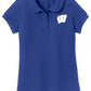 Windsor - Girls Peter Pan Collar Polo - Royal (YG503) - Southern Grace Creations