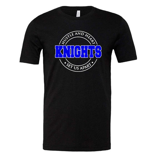 Windsor - Hustle And Heart Knights Set Us Apart - Black Heather (Tee/Drifit/Hoodie/Sweatshirt) - Southern Grace Creations