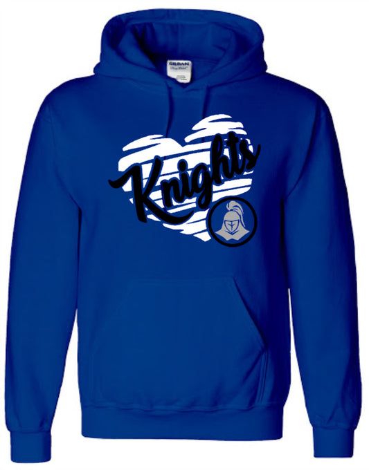 Windsor - Knights Heart - Royal (Tee/Hoodie/Sweatshirt) - Southern Grace Creations