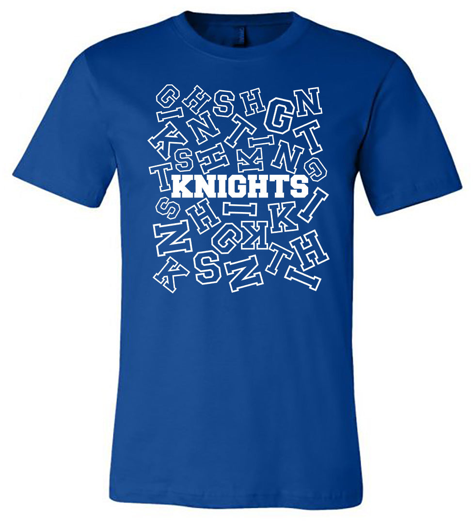 Windsor - Knights Scrambled - Royal (Tee/Hoodie/Sweatshirt) - Southern Grace Creations