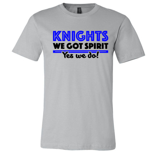 Windsor - Knights We Got Spirit Yes We Do - Silver (Tee/Drifit/Hoodie/Sweatshirt) - Southern Grace Creations
