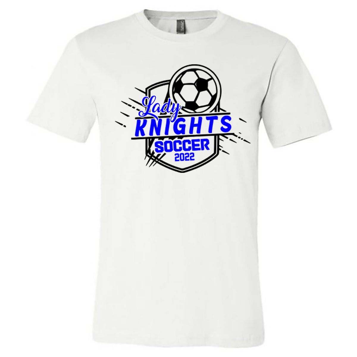 Windsor - Lady Knights Soccer 2022 - White (Cotton Tee/Drifit Tee/Hoodie/Sweatshirt) - Southern Grace Creations