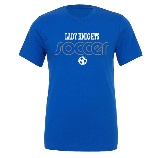 Windsor - Lady Knights Soccer - Royal (Cotton Tee/Drifit Tee/Hoodie/Sweatshirt) - Southern Grace Creations