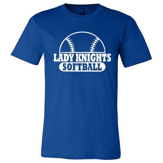 Windsor - Lady Knights Softball 2 - Royal (Tee/DriFit/Hoodie/Sweatshirt) - Southern Grace Creations
