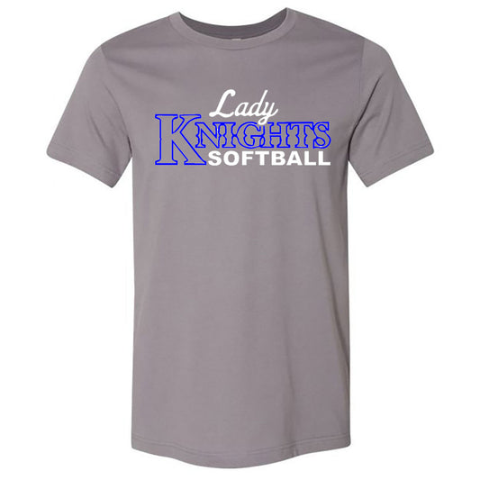 Windsor - Lady Knights Softball 4 - Grey (Tee/Hoodie/Sweatshirt) - Southern Grace Creations