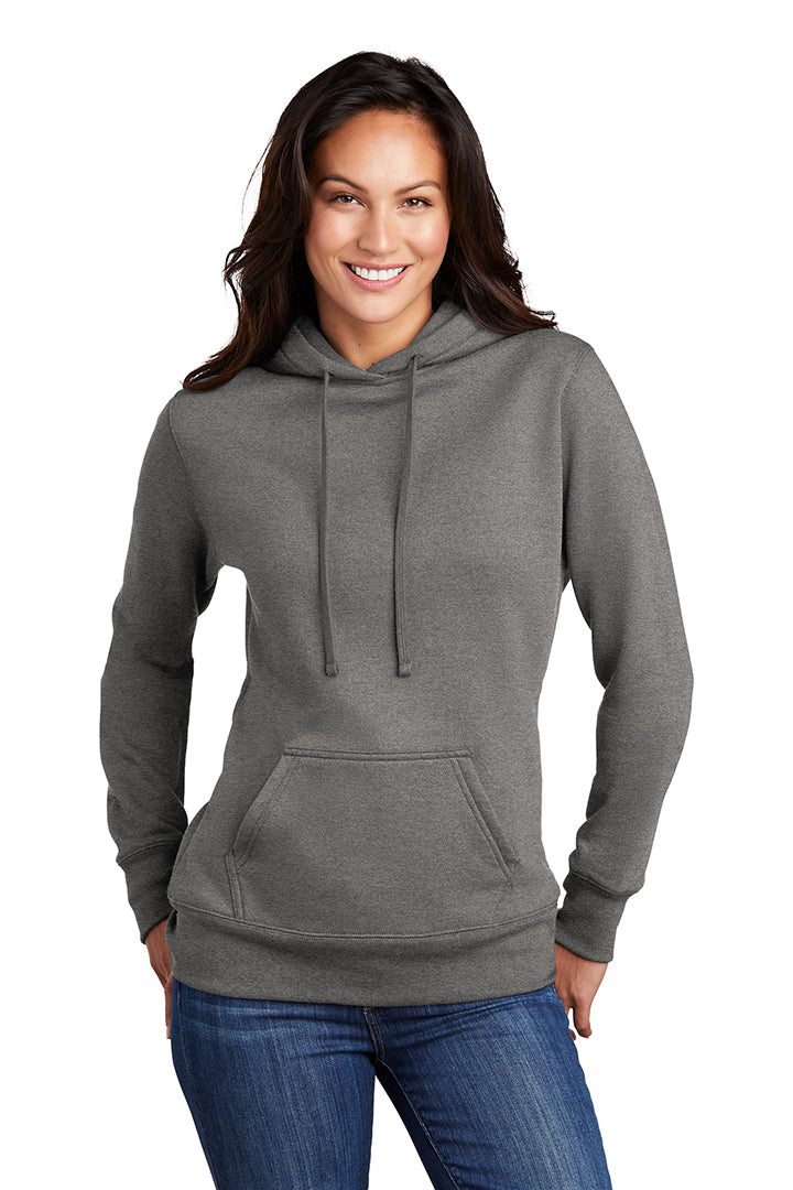 Windsor - Port & Company Ladies Core Fleece Pullover Hooded Sweatshirt (LPC78H) with Windsor Academy - Southern Grace Creations