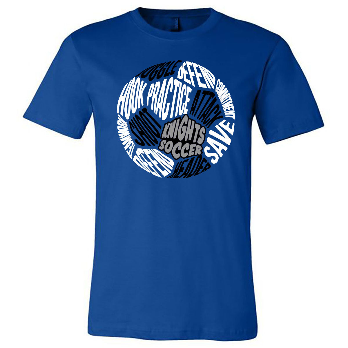 Windsor - Soccer Ball Words - Royal (Tee/Drifit/Hoodie/Sweatshirt) - Southern Grace Creations