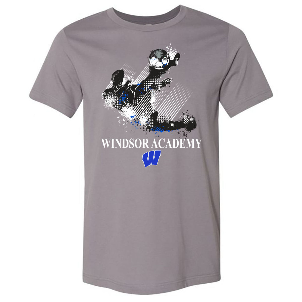 Windsor - Soccer Grunge Player - Storm (Tee/Hoodie/Sweatshirt) - Southern Grace Creations