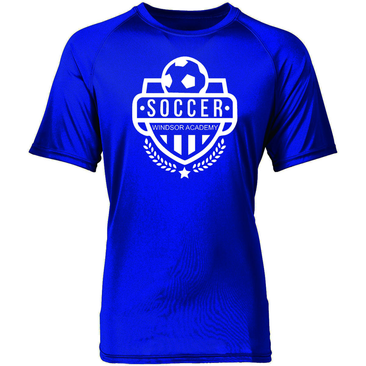 Windsor - Soccer - Windsor Academy Soccer Logo - Royal DriFit Shortsleeve Tee (2790/2791) - Southern Grace Creations