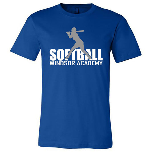 Windsor - Softball Windsor Academy - Royal (Tee/Hoodie/Sweatshirt) - Southern Grace Creations