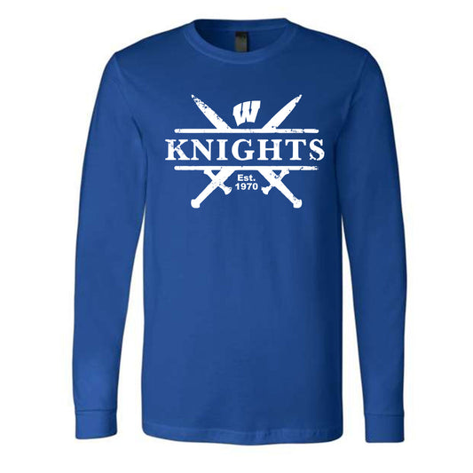 Windsor - W Knights with Swords - Royal (Tee/Hoodie/Sweatshirt) - Southern Grace Creations