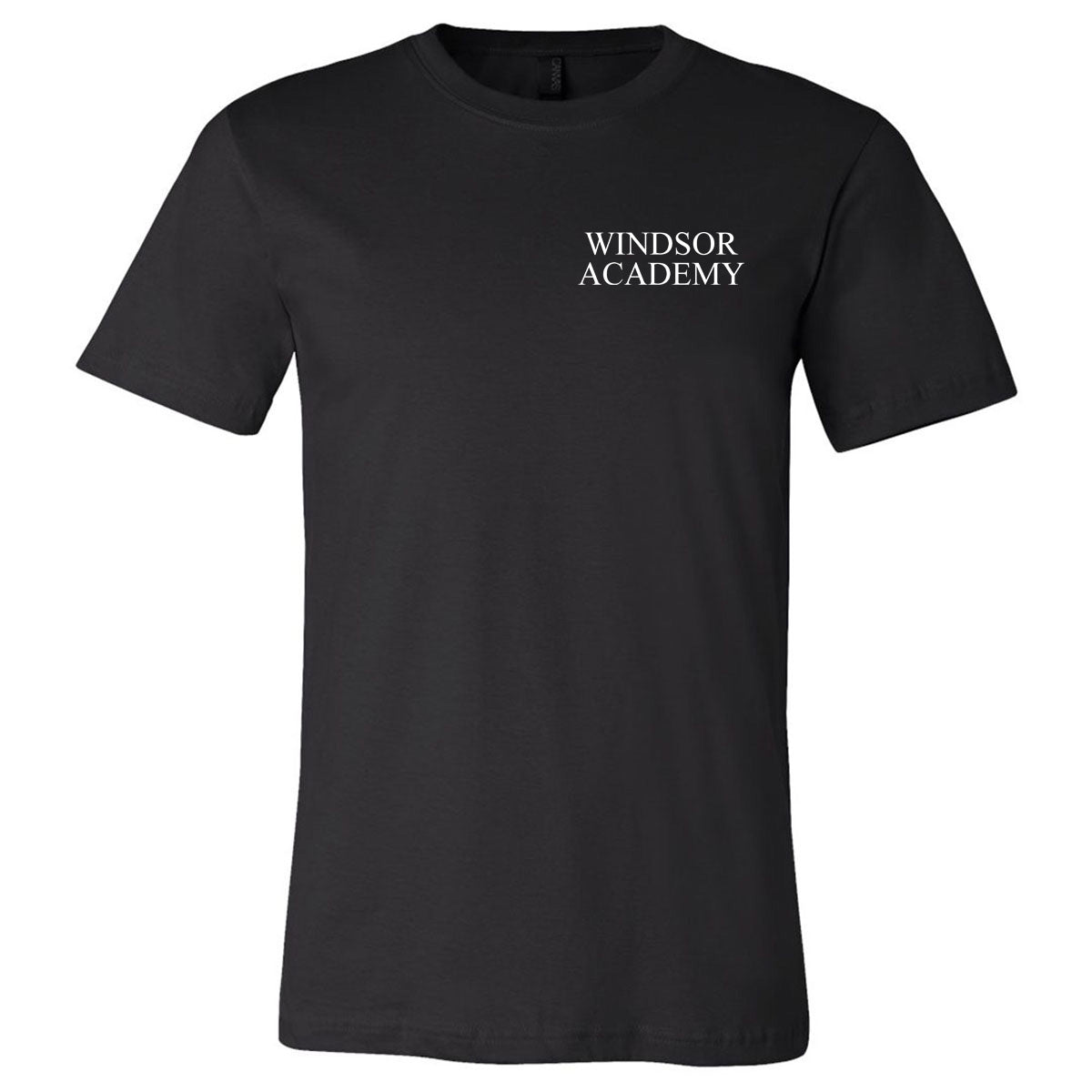 Windsor - Windsor Academy American Flag Fish - Black Short Sleeves Tee - Southern Grace Creations