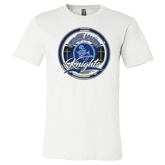 Windsor - Windsor Academy Knights Circle - White (Tee/Hoodie/Sweatshirt) - Southern Grace Creations