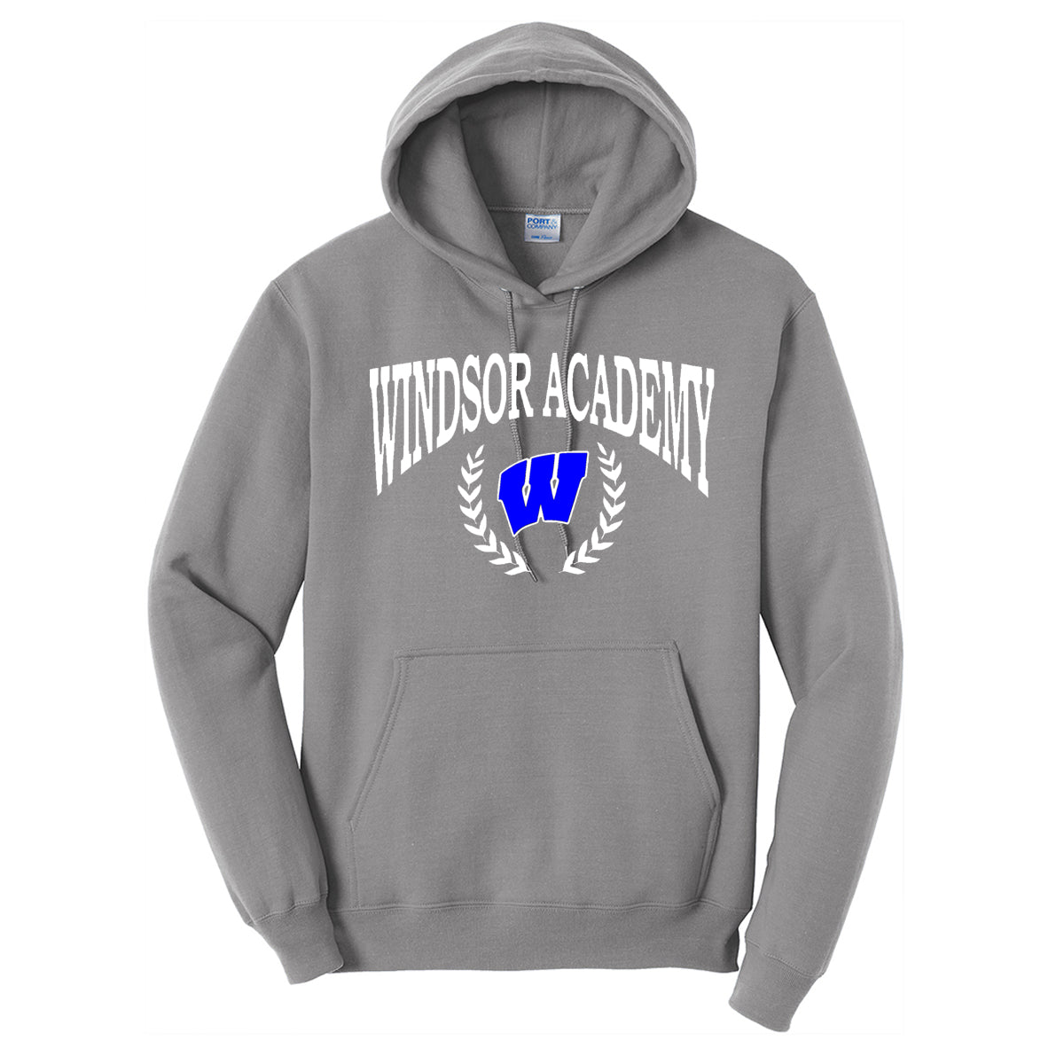Windsor - Windsor Academy Laurel W - Storm/Medium Grey (Tee/DriFit/Hoodie/Sweatshirt) - Southern Grace Creations