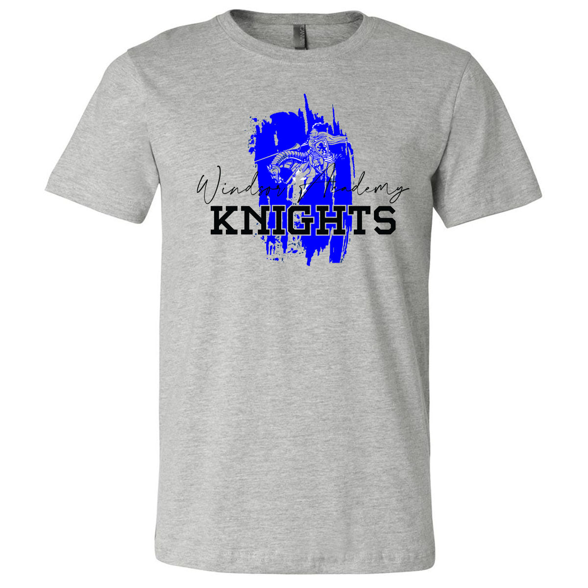 Windsor - Windsor Academy Paint Stroke - Athletic Heather (Tee/Hoodie/Sweatshirt) - Southern Grace Creations