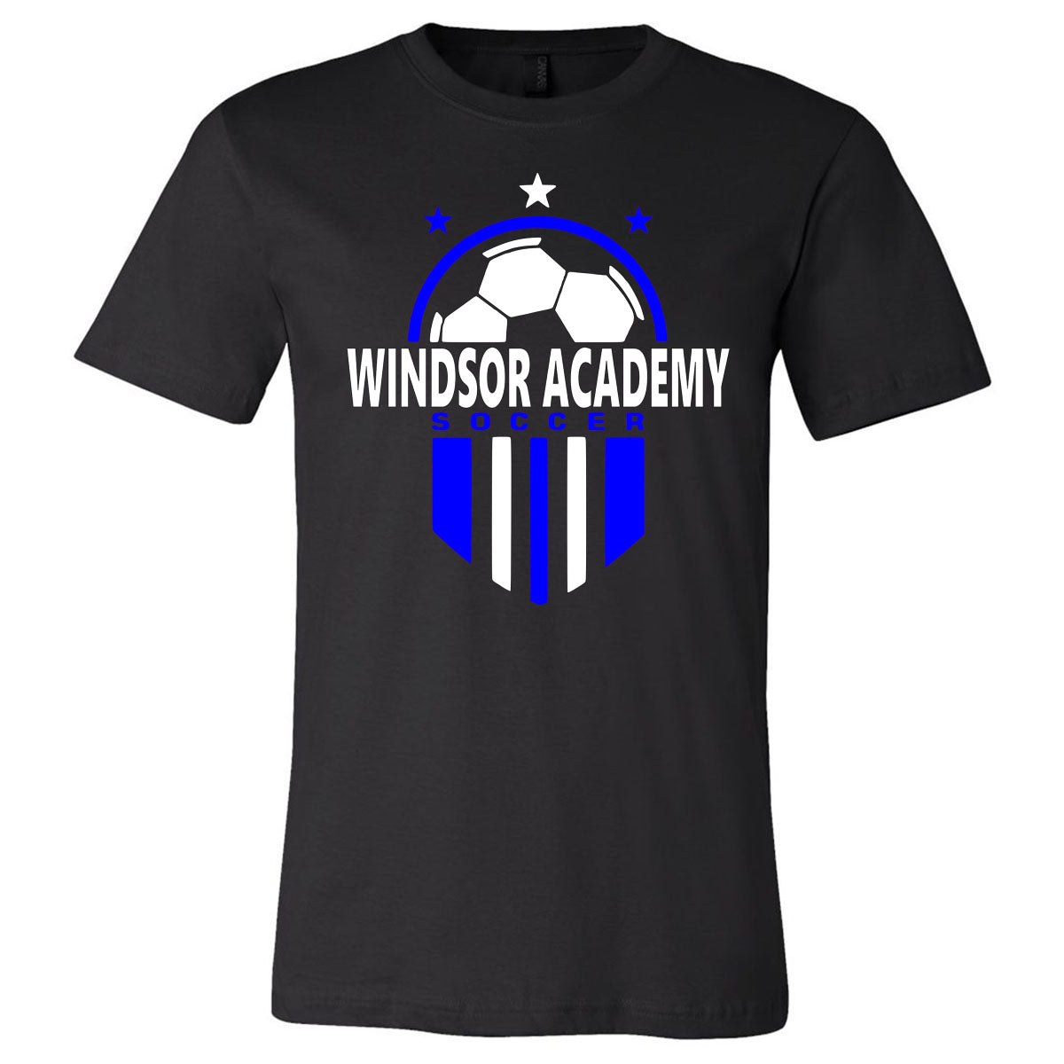 Windsor - Windsor Academy Soccer - Black (Cotton Tee/Drifit Tee/Hoodie/Sweatshirt) - Southern Grace Creations